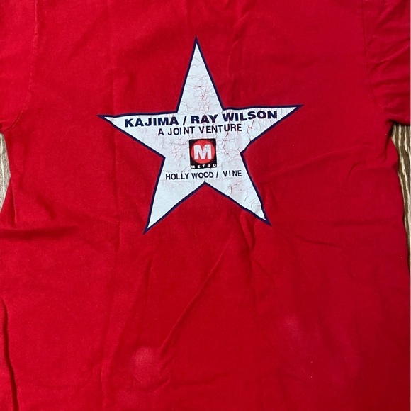 Vintage ONEITA Power T Red Single Stitch T-Shirt - Picture 7 of 11